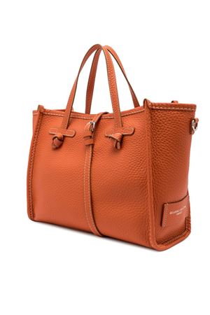 Marcella shopping bag in coral-tone leather GIANNI CHIARINI | BS9332BBL714